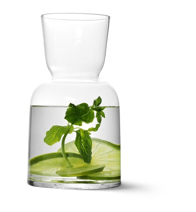 Menu Glaskaraffe W/W 1,2 l Glas klar 12 x 21cm - Thumbnail 7