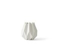Menu Vase Folded 13 x 23cm Keramik weiß - Thumbnail 1
