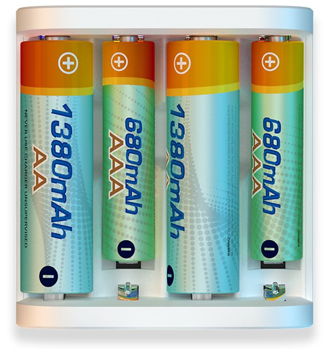 iSDT Ladegerät A4 für AA AAA smart charger Multifunktion - Thumbnail 2