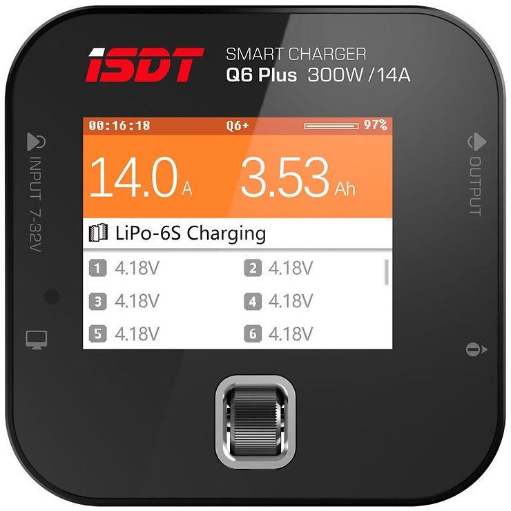 iSDT SMART CHARGER Q6 PRO  - 300W, 14A 6S Lipo Akku Ladegerät - Thumbnail 2