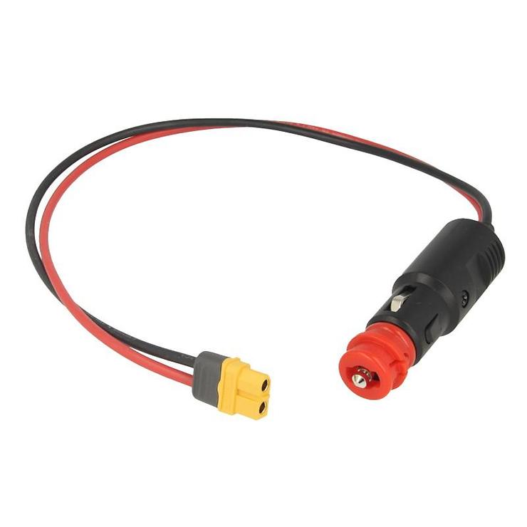 ISDT connection cable cigarette lighter 12V to XT60 socket 50cm - Pic 1