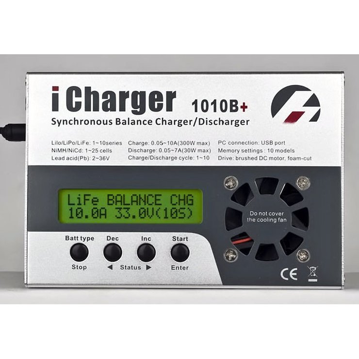 Junsi Ladegerät iCharger 1010B plus 300W 10S Lipo und A123 mit Balancer - Thumbnail 2