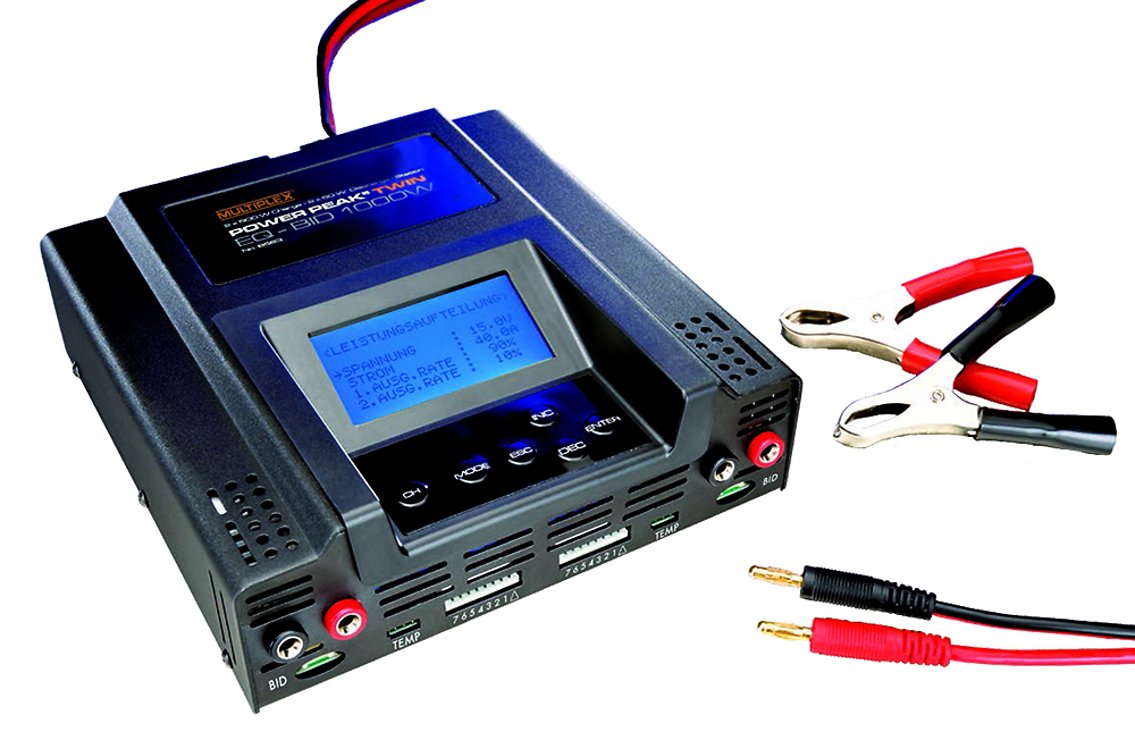 Multiplex Power Peak Twin EQ-BID 1000W Ladegerät - Thumbnail 1