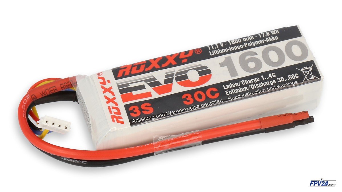 ROXXY LiPo battery 3S 1600mAh 30C Evo - Pic 1