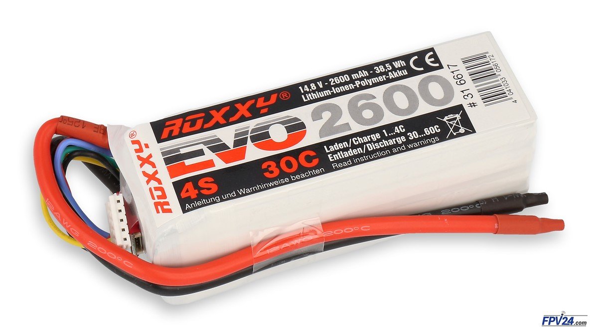 ROXXY Batterie LiPo Akku Evo 4S 2600mAh 30C - Pic 1