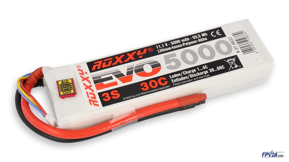 ROXXY Batterie LiPo Akku Evo 3S 5000mAh 30C - Pic 1