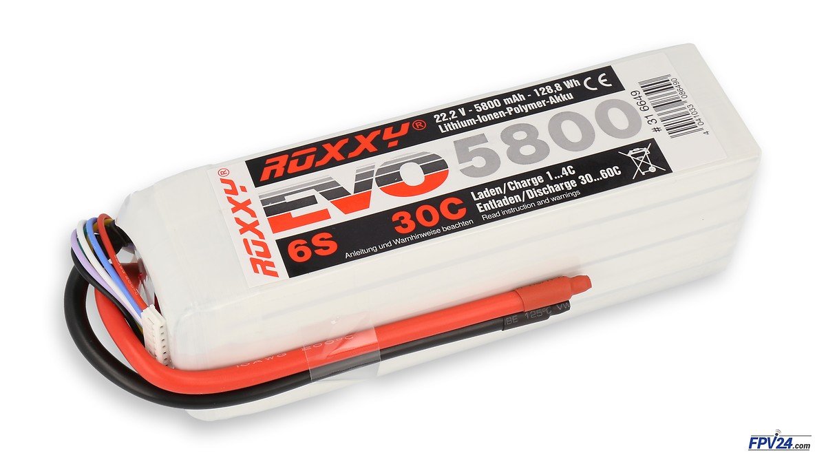 ROXXY Batterie LiPo Akku Evo 6S 5800mAh 30C - Pic 1