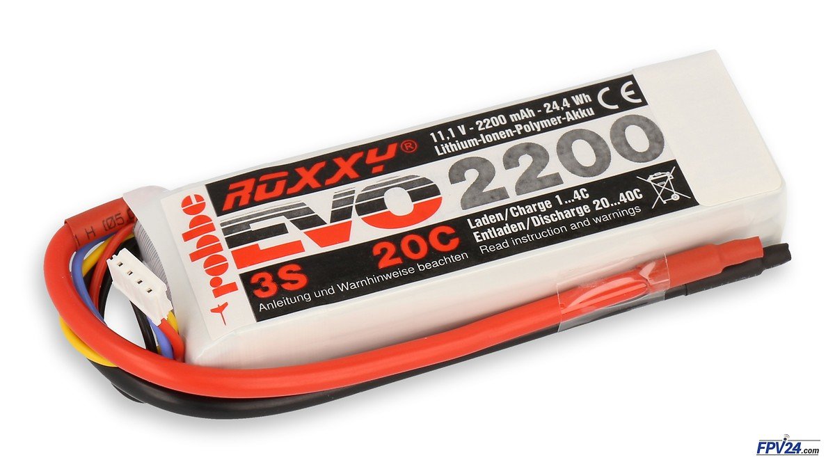 ROXXY Batterie LiPo Akku Evo 3S 2200mAh 20C - Pic 1