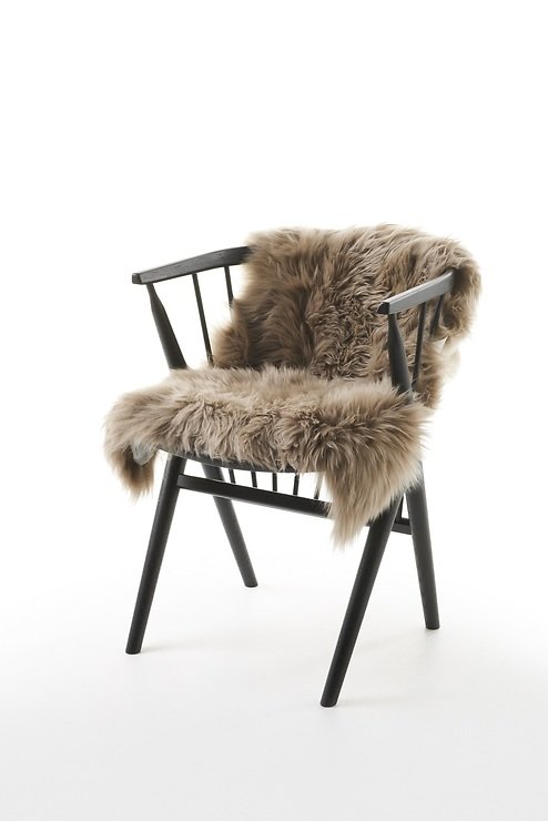 Natures Collection Neuseeland Schaffell 100 x 60 cm taupe - Thumbnail 2