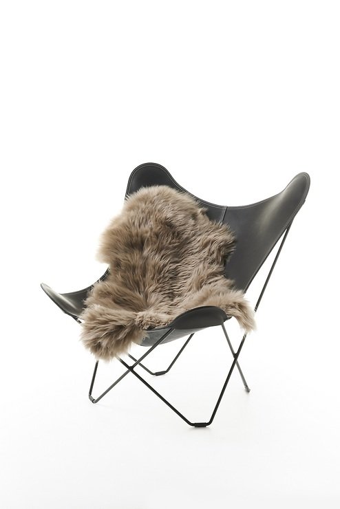 Natures Collection Neuseeland Schaffell 100 x 60 cm taupe - Thumbnail 4