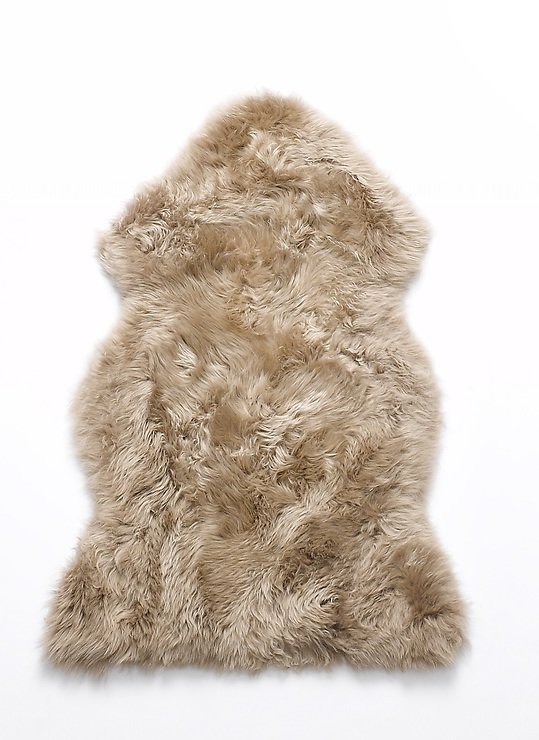 Natures Collection Neuseeland Schaffell 100 x 60 cm taupe - Thumbnail 1