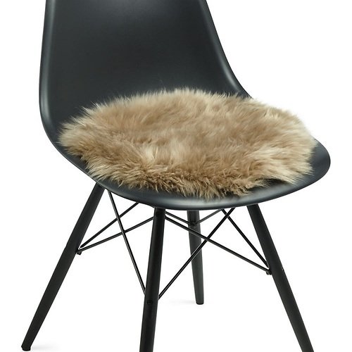 Natures Collection seat cover New Zealand sheepskin 38cm taupe
