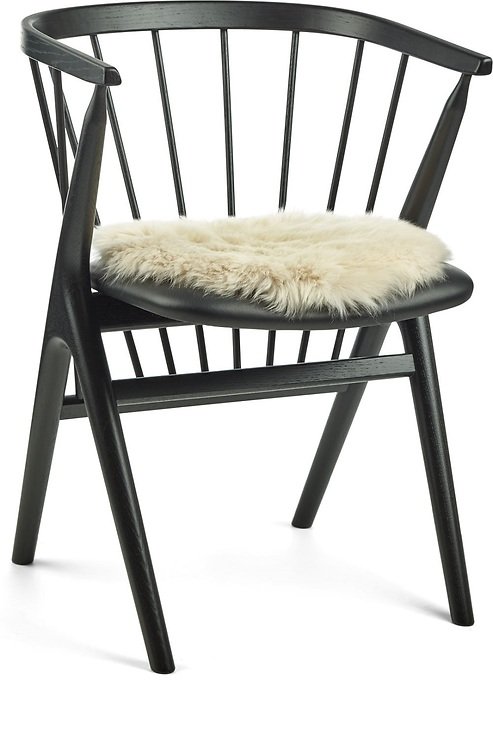 Natures Collection Sitzauflage Neuseeland Schaffell 38cm linen - Thumbnail 2