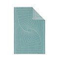 Normann Copenhagen tea towel Illusion 50 x 75 cm turquoise - Thumbnail 1