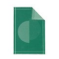 Normann Copenhagen Tea Towel Illusion 50 x 75 cm verde - Thumbnail 1