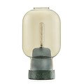 Normann Copenhagen Tischlampe Amp 26 cm Glas Marmor gold grün - Thumbnail 1