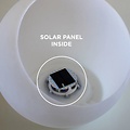 Lâmpada esférica Newgarden Buly LED com mudança de cor, energia solar e bateria recarregável, 40 cm, branca - Thumbnail 4