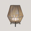 Newgarden Conta LED Tischlaterne warmweiß Akku 32,5 cm Beige - Thumbnail 5