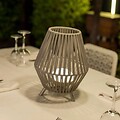 Newgarden Conta LED Tischlaterne warmweiß Akku 32,5 cm Beige - Thumbnail 1