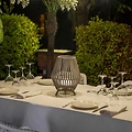 Newgarden Conta LED Tischlaterne warmweiß Akku 32,5 cm Beige - Thumbnail 2