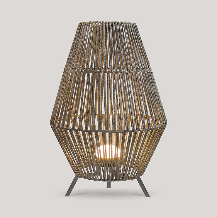 Newgarden Conta LED Laterne warmweiß Akku 72 cm Beige - Thumbnail 3