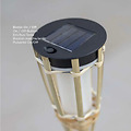 Newgarden Hiama LED Fackel Akku 120 cm Bambus Braun - Thumbnail 4