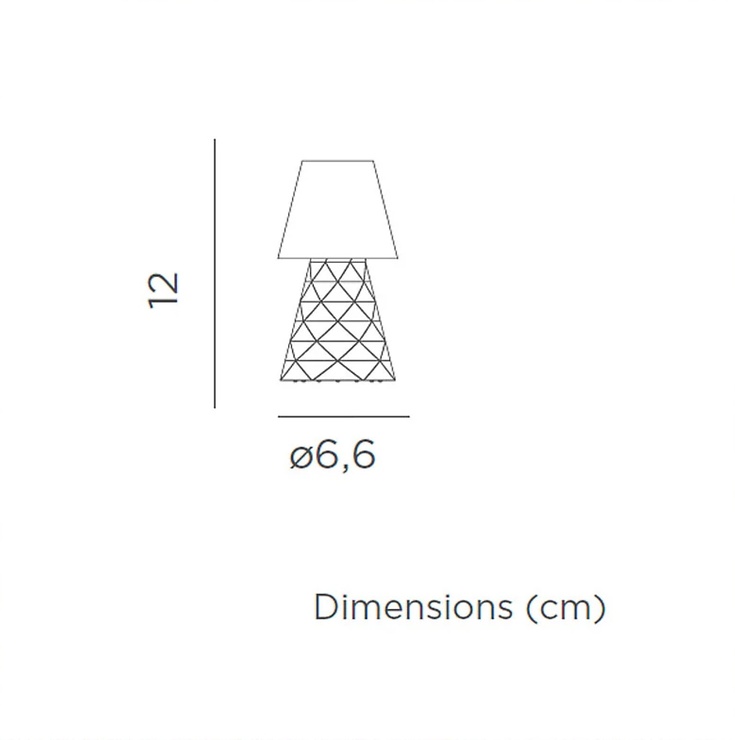 Newgarden Lola Lux LED Tischlampe warmweiß batteriebetrieben 12 cm Transparent - Thumbnail 4