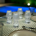 Newgarden Lola Lux LED Tischlampe warmweiß batteriebetrieben 12 cm Transparent - Thumbnail 1
