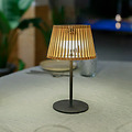 Newgarden Okinawa LED Tischlampe Solar und Akku 36 cm Bambus Braun - Thumbnail 2
