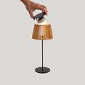Newgarden Okinawa LED Tischlampe Solar und Akku 36 cm Bambus Braun - Thumbnail 6