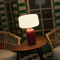 Newgarden Phoebe LED Tischlampe Solar und Akku 40 cm Bordeaux - Thumbnail 1