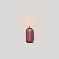 Newgarden Phoebe LED Tischlampe Solar und Akku 40 cm Bordeaux - Thumbnail 2