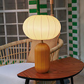 Newgarden Rachel LED Tischlampe Solar und Akku 45 cm Senf - Thumbnail 1