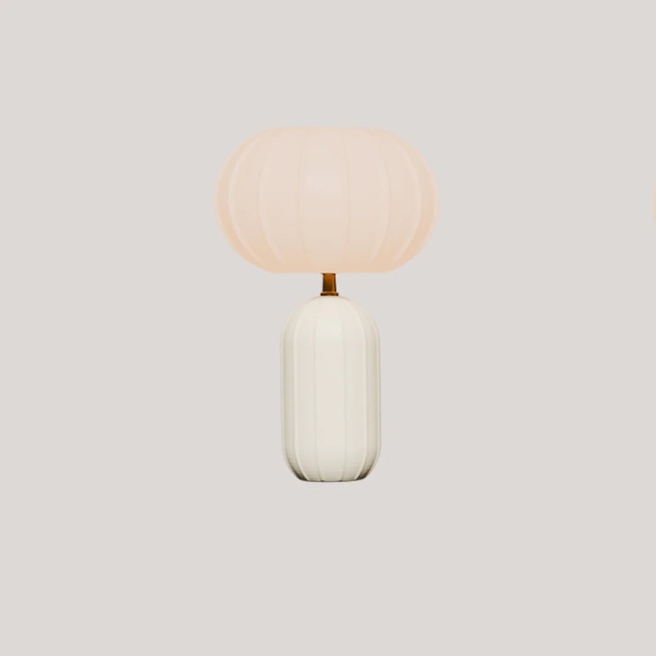 Newgarden Rachel LED Tischlampe Solar und Akku 45 cm Beige - Thumbnail 2
