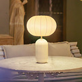 Newgarden Rachel LED Tischlampe Solar und Akku 45 cm Beige - Thumbnail 1