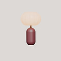Newgarden Rachel LED Tischlampe Solar und Akku 45 cm Bordeaux - Thumbnail 2