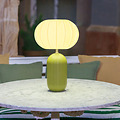 Newgarden Rachel LED Tischlampe Solar und Akku 45 cm Olivgrün - Thumbnail 1