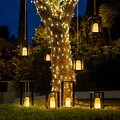 Newgarden Siroco LED Laterne warmweiß Akku 30 cm Metall Schwarz - Thumbnail 2