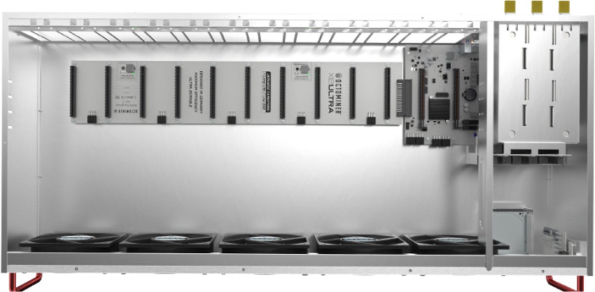 OCTOMINER X12ULTRA Mining Rig - Server  - Gehäuse 3600W - Thumbnail 3