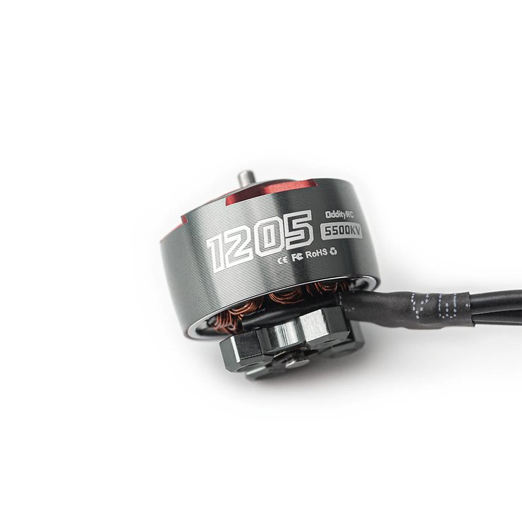 OddityRC Spinnybois 1205 FPV Motor 4S 5500KV Zwart - Thumbnail 1