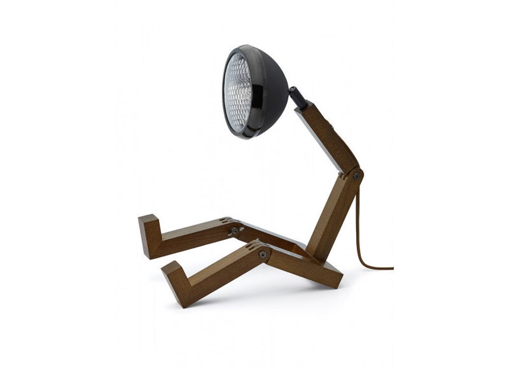 MR WATTSON Original LED Tischlampe Esche smoked Metall schwarz matt - Thumbnail 1