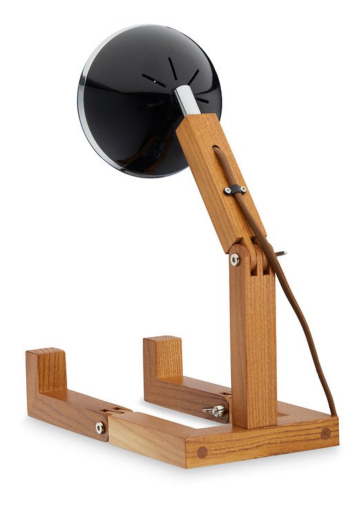 MR WATTSON Original LED Tischlampe Esche natur Metall Fashion Black - Thumbnail 2