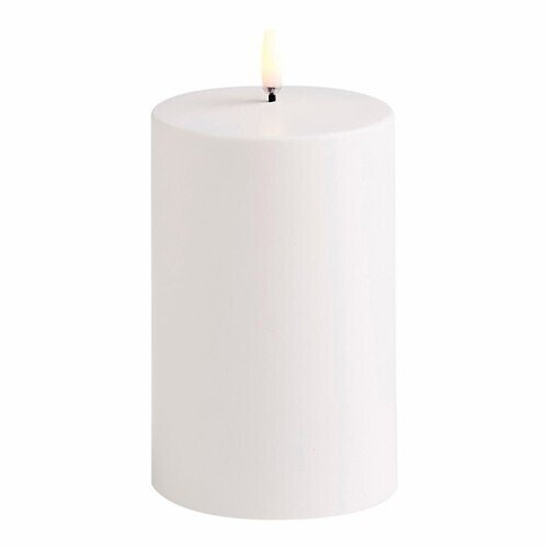 UYUNI Lighting LED Kerze PILLAR Outdoor 7,8 x 12,7 cm Kunststoff weiß