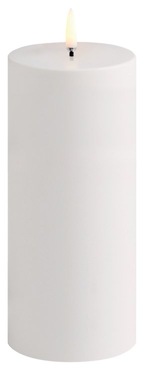 UYUNI Lighting LED świeca PILLAR 7,8 x 17,8 cm biała zewnętrzna - Thumbnail 2