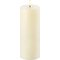 UYUNI Illuminazione LED candela PILLAR 7,8 x 10 cm avorio