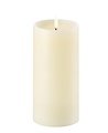 UYUNI Lighting LED Kerze PILLAR tiefer Docht 7,8 x 15 cm ivory - Thumbnail 1