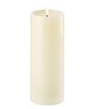 UYUNI Lighting LED Kerze PILLAR tiefer Docht 7,8 x 20 cm ivory