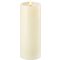 UYUNI Lighting LED Kerze PILLAR tiefer Docht  7,8 x 20 cm ivory