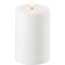 UYUNI Lighting LED Candle PILLAR 7,8 x 10 cm white