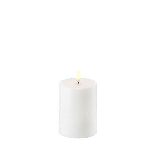 UYUNI Lighting LED Candle PILLAR 7,8 x 10 cm white